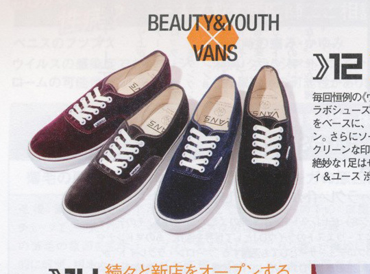 Vans x Beauty & Youth Authentic “Velvet” pack | Under The Palms